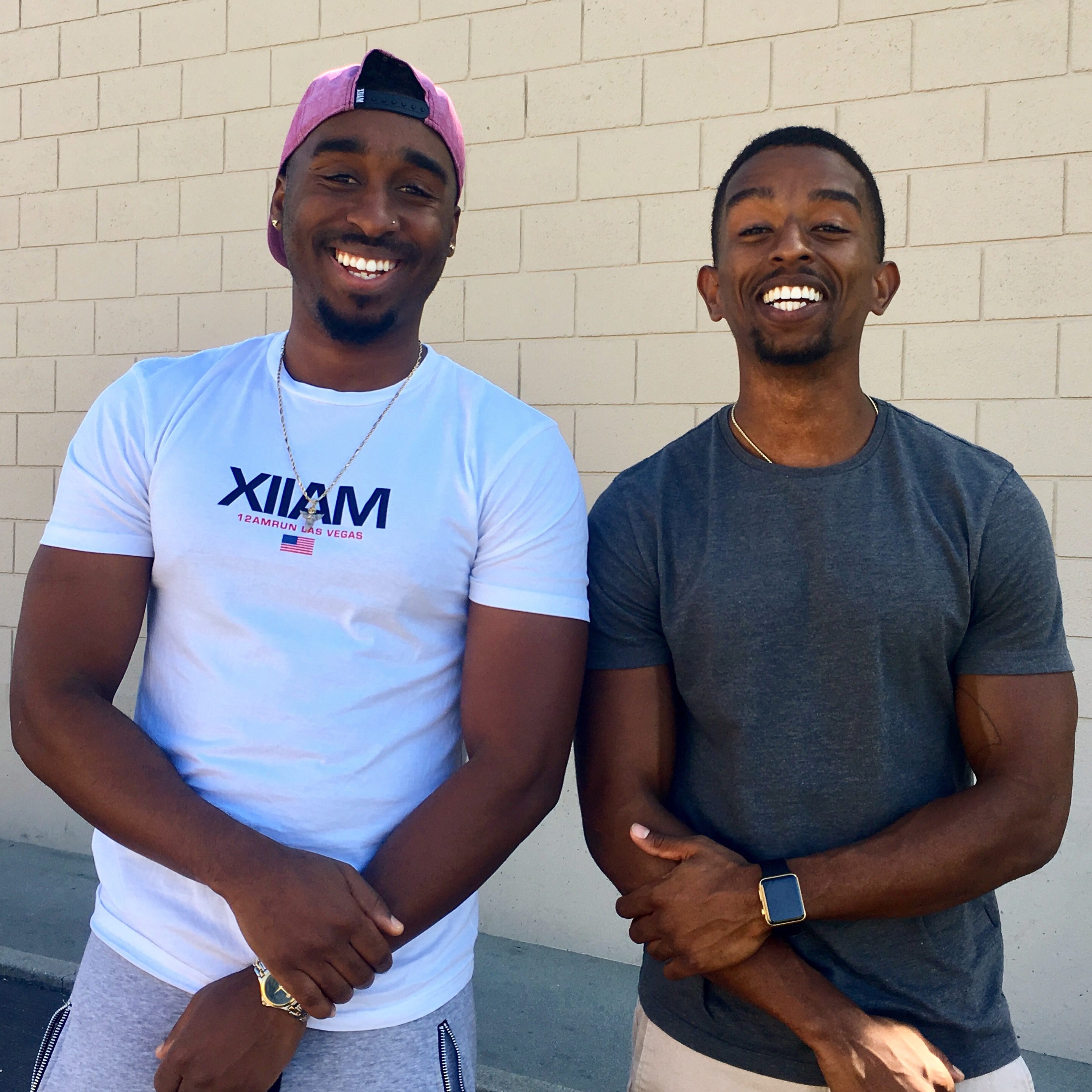 Kevin L. Walker and Demetrius Shipp Jr. (Tupac Actor)