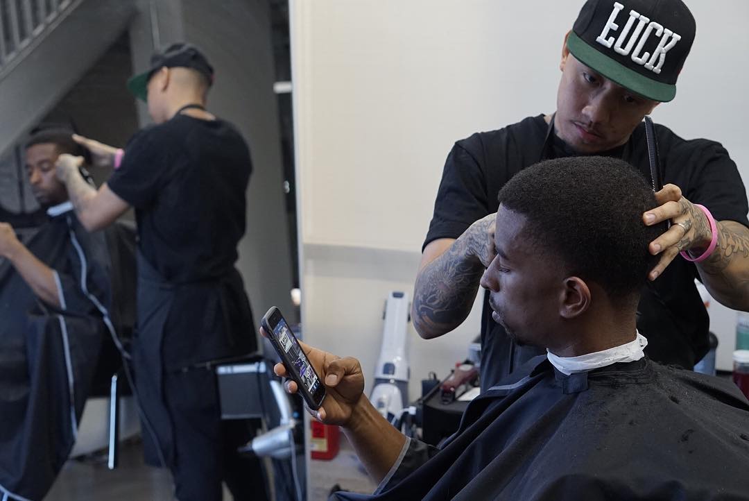 Kevin L. Walker and Vince The Barber