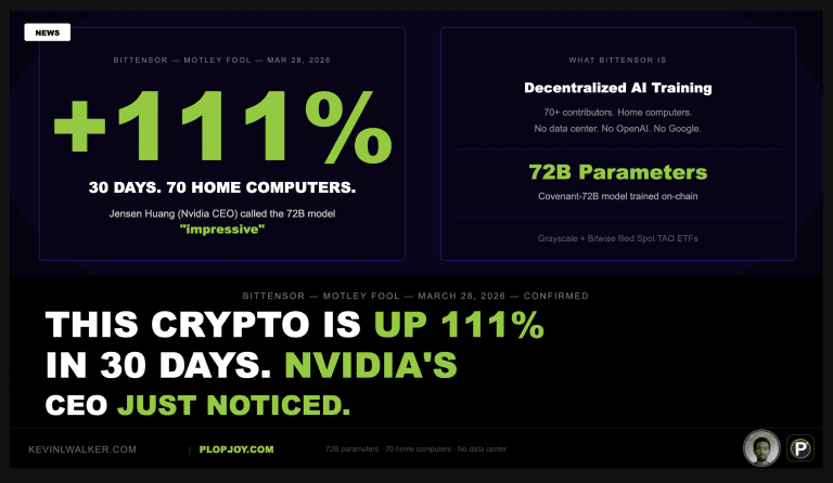 Bittensor just trained a 72 billion parameter AI model.